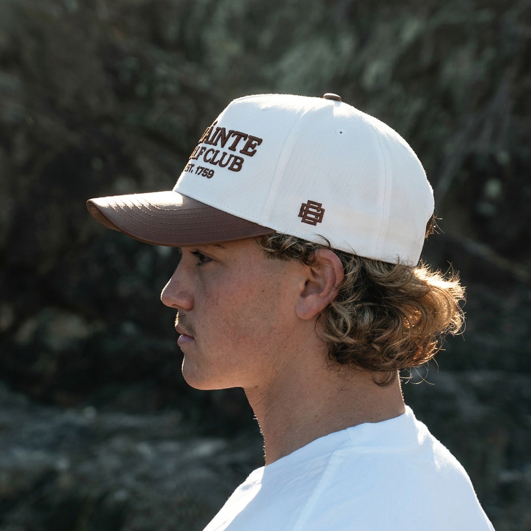 Sláinte Golf Club Cap - Natural/Brown