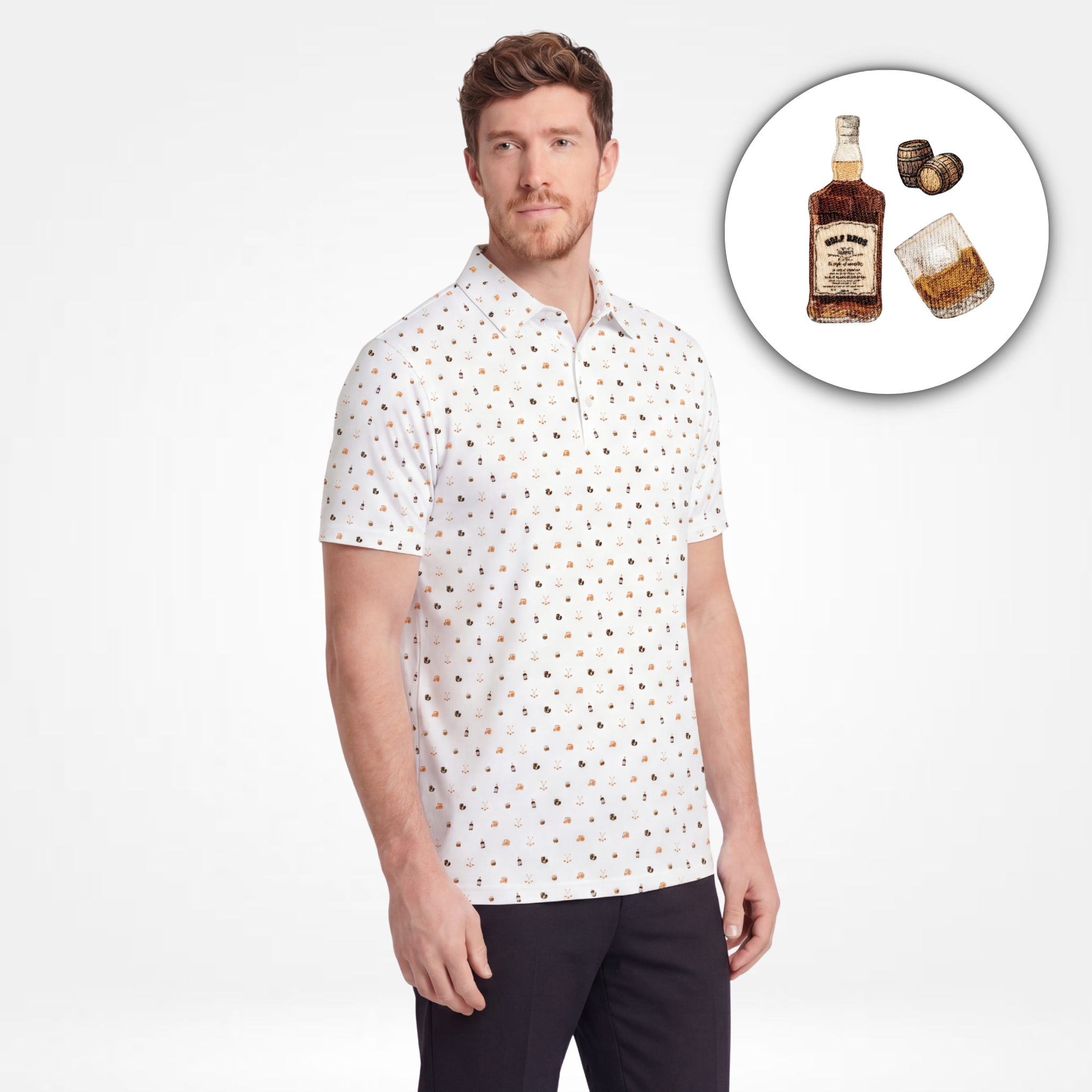 WHISKEY RESERVE - WHITE POLO
