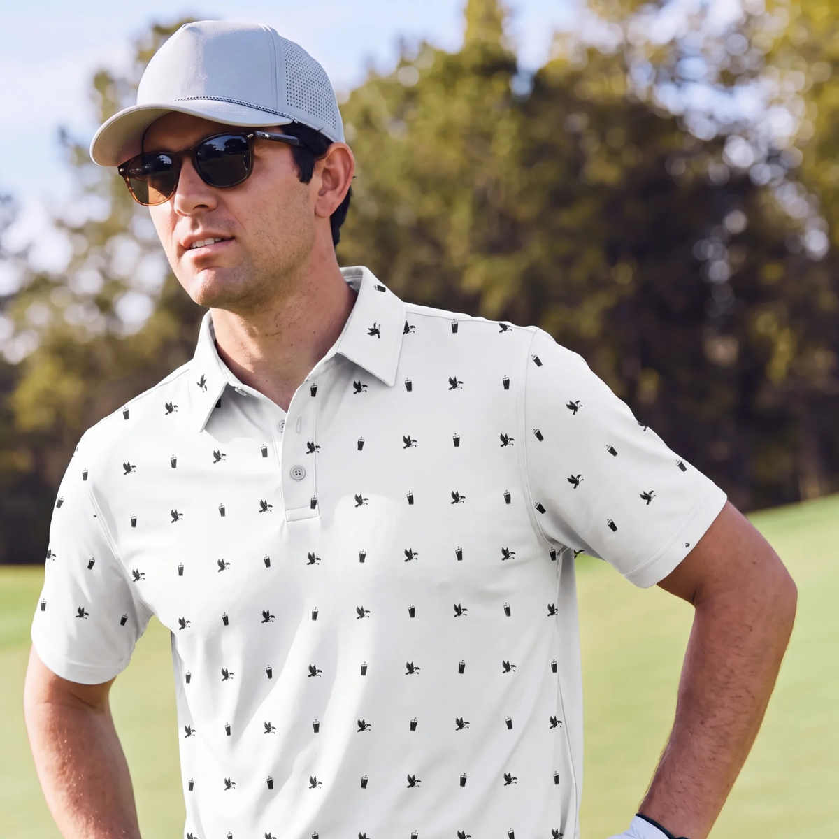 TOUCAN THIEF POLO - WHITE