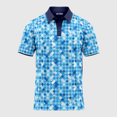 ENGLAND RETRO 1990 POLO - BLUE