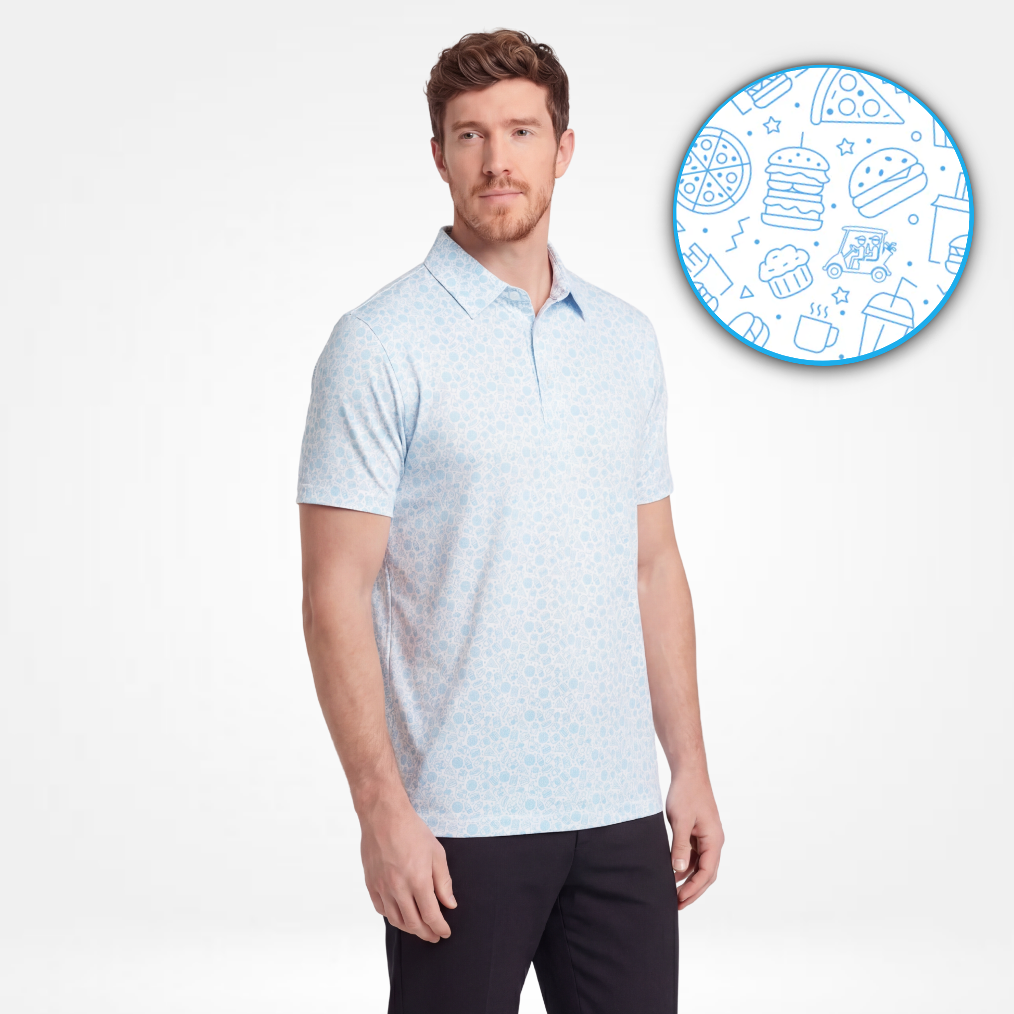 CADDIE SNACKS - BLUE POLO