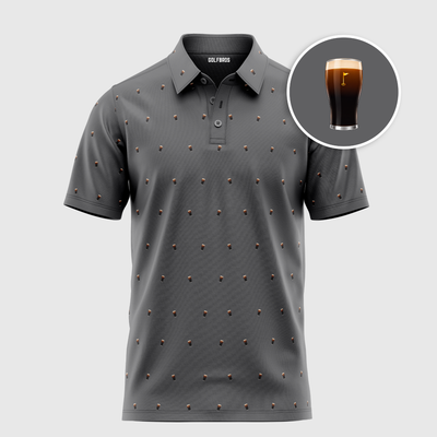 SPLIT THE G POLO - CARBON GREY
