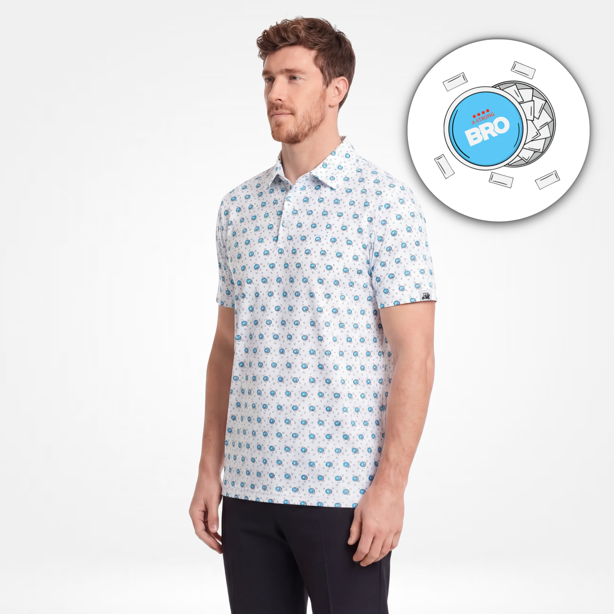 LIP PILLOW - WHITE POLO