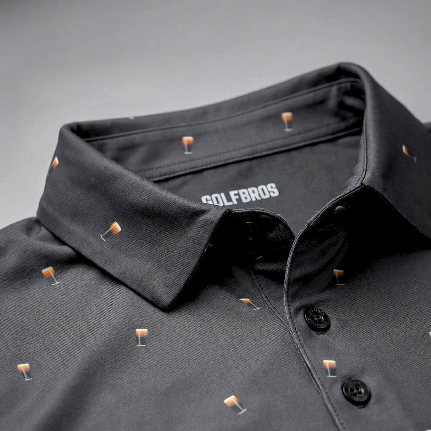 SPLIT THE G - BLACK WOMENS POLO