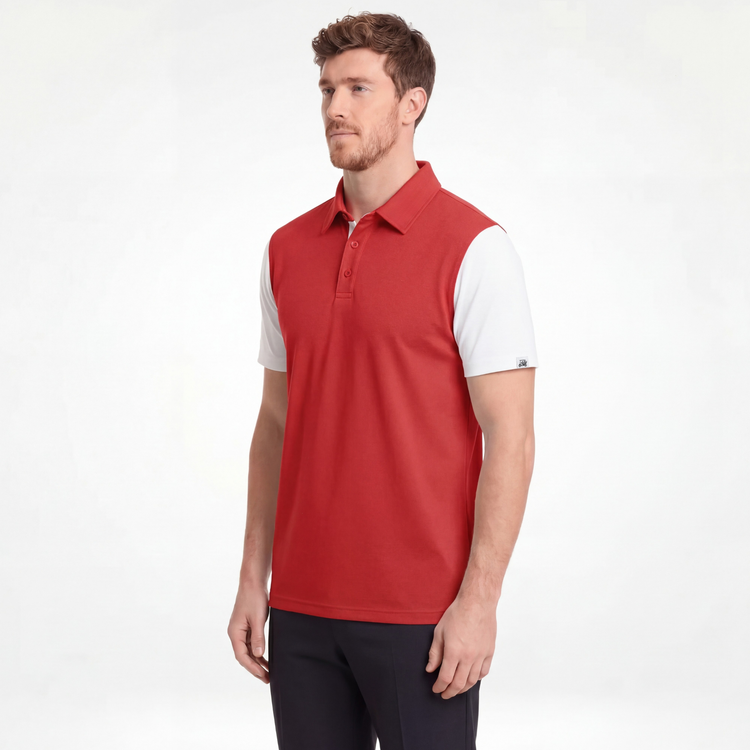 SPLIT THE G POLO - SCHWARZ