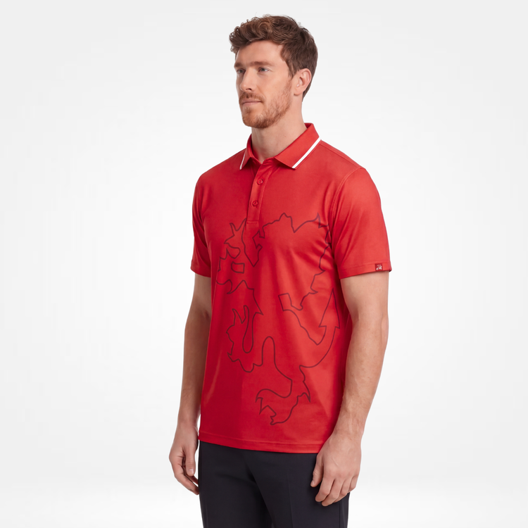 SPLIT THE G POLO - SCHWARZ