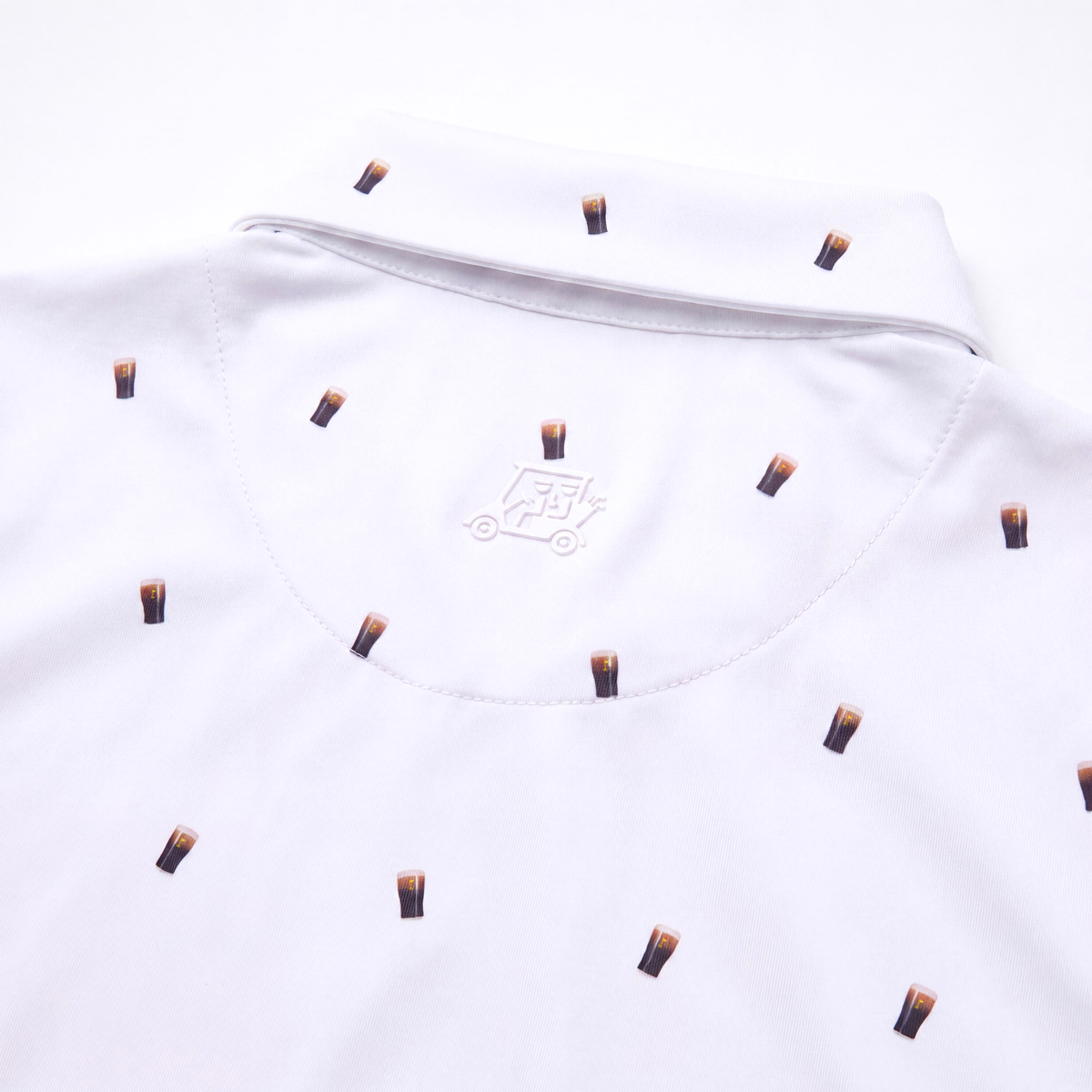 SPLIT THE G WOMENS POLO - WHITE