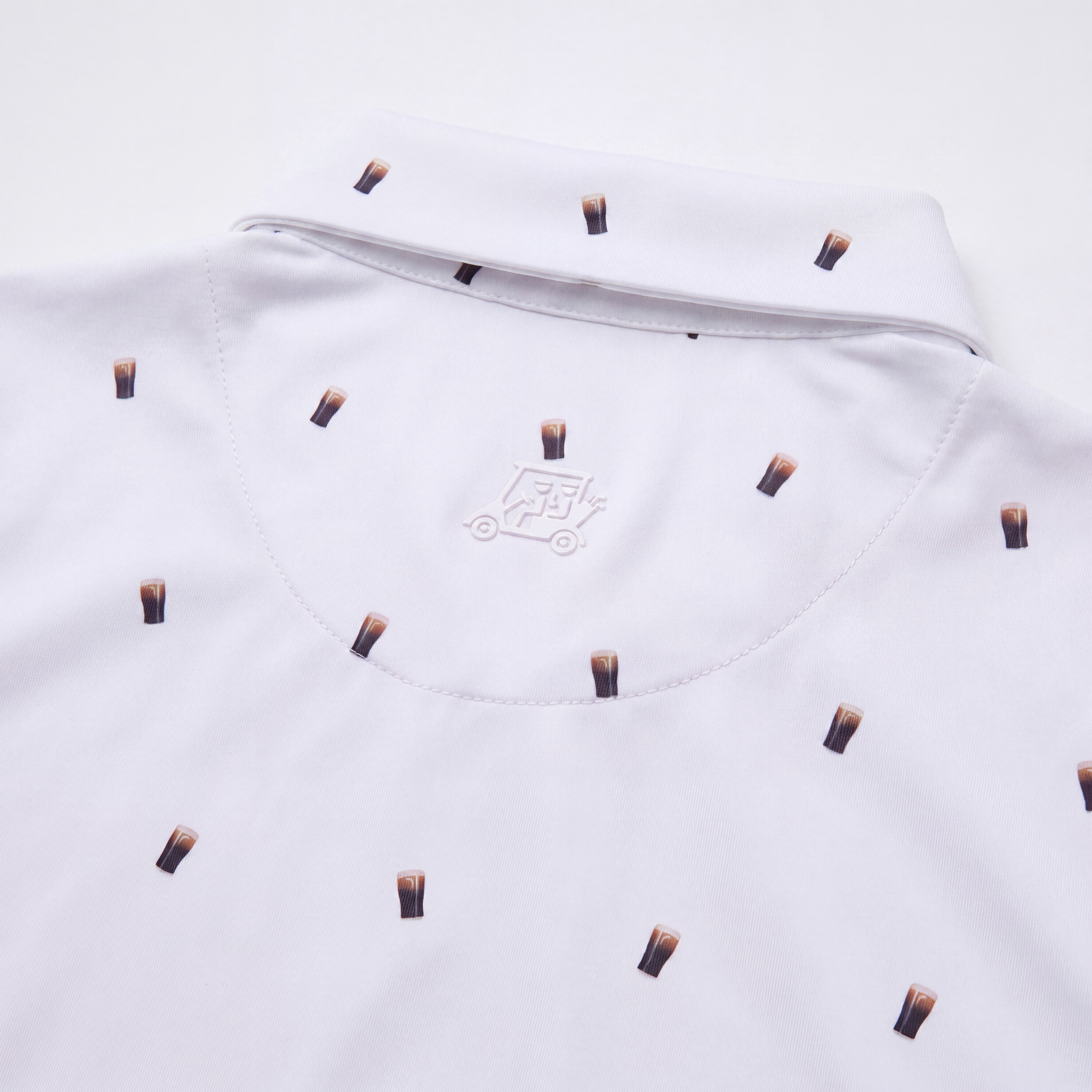 SPLIT THE G POLO - WEISS