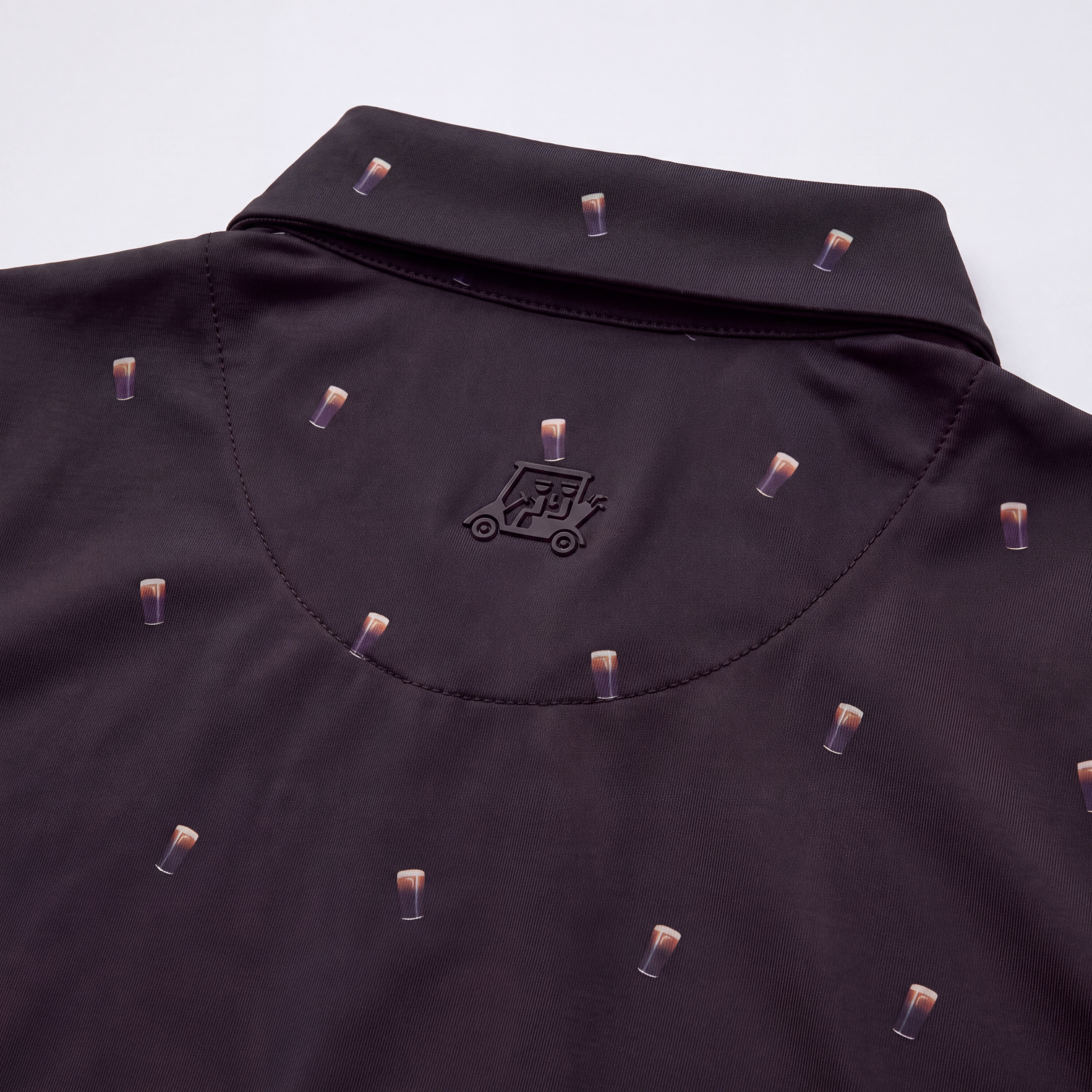 SPLIT THE G - BLACK WOMENS POLO