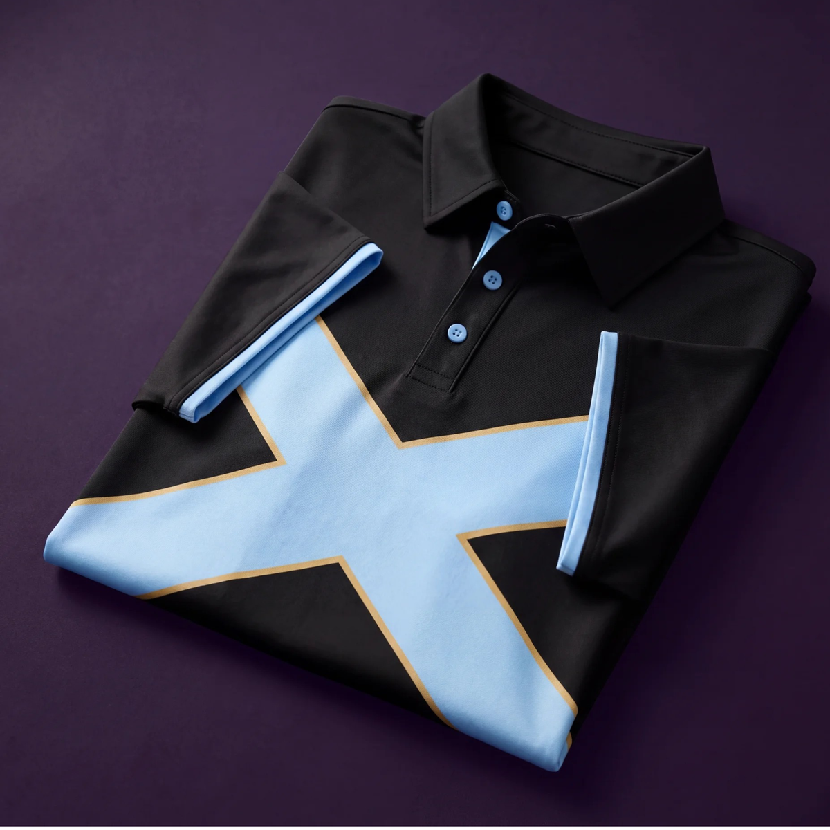 SCOTLAND RETRO 2007 AWAY POLO - BLACK