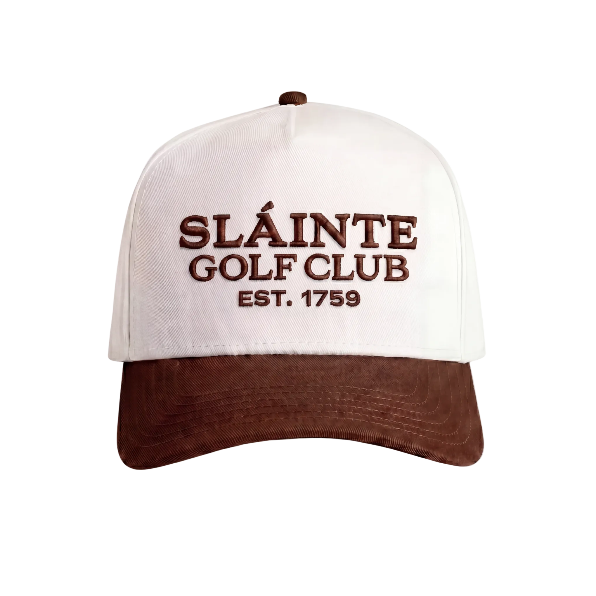 Sláinte Golf Club Cap - Natural/Brown