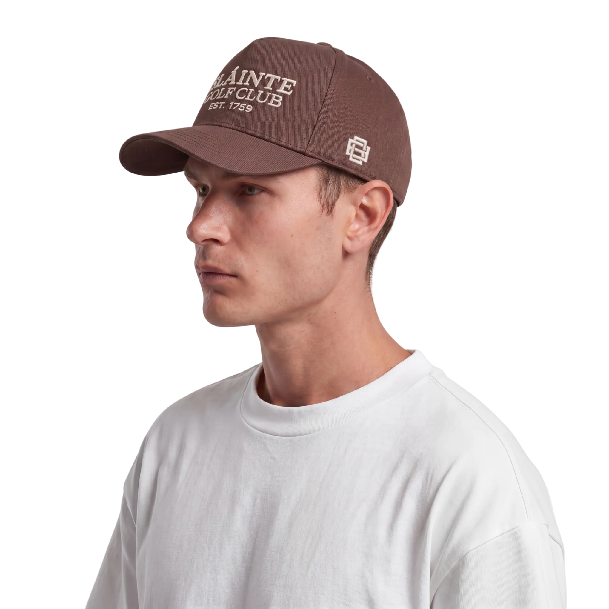 Sláinte Golf Club Cap - Brown/Cream