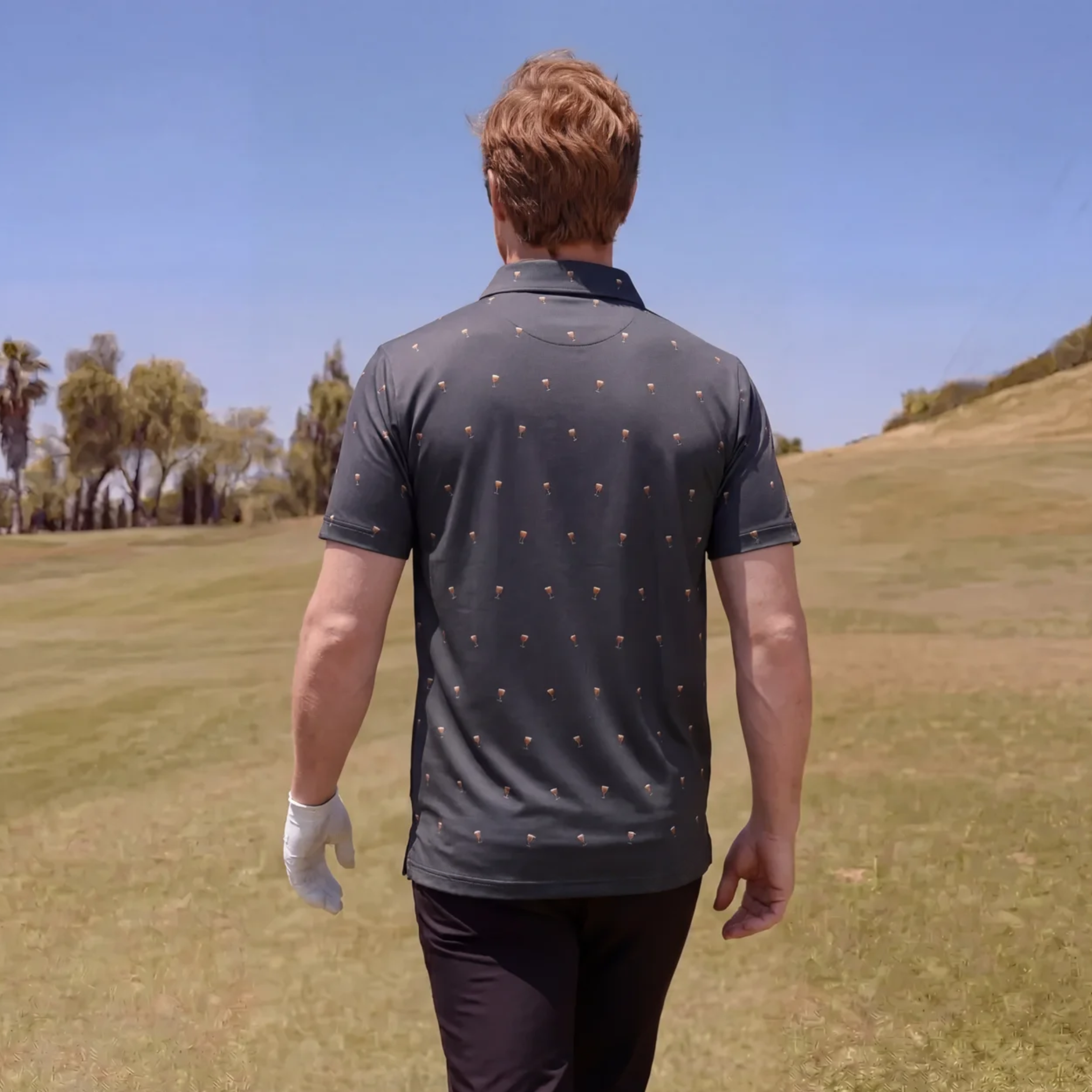 SPLIT THE G - CARBON GREY POLO
