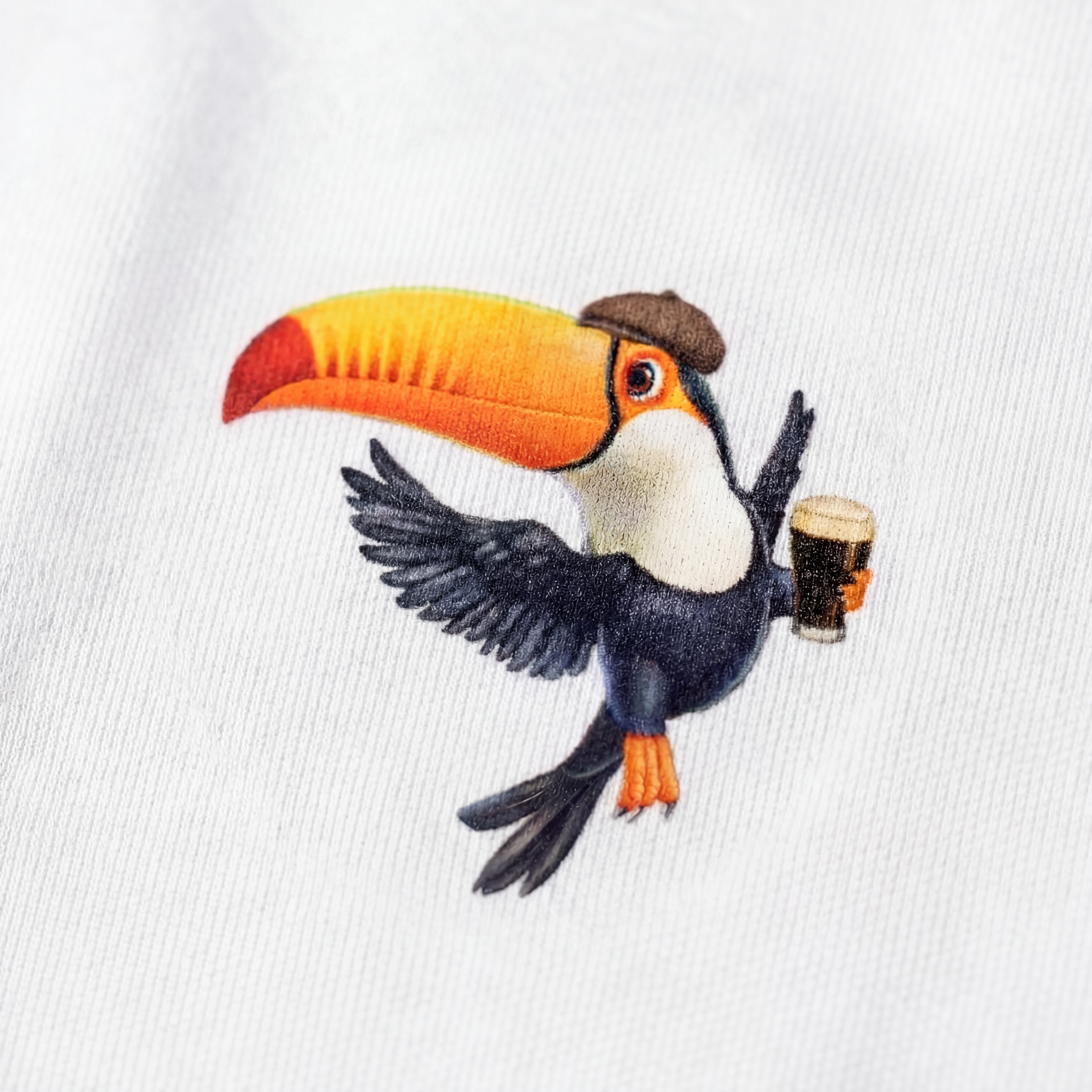 TIPSY TOUCAN - WHITE POLO