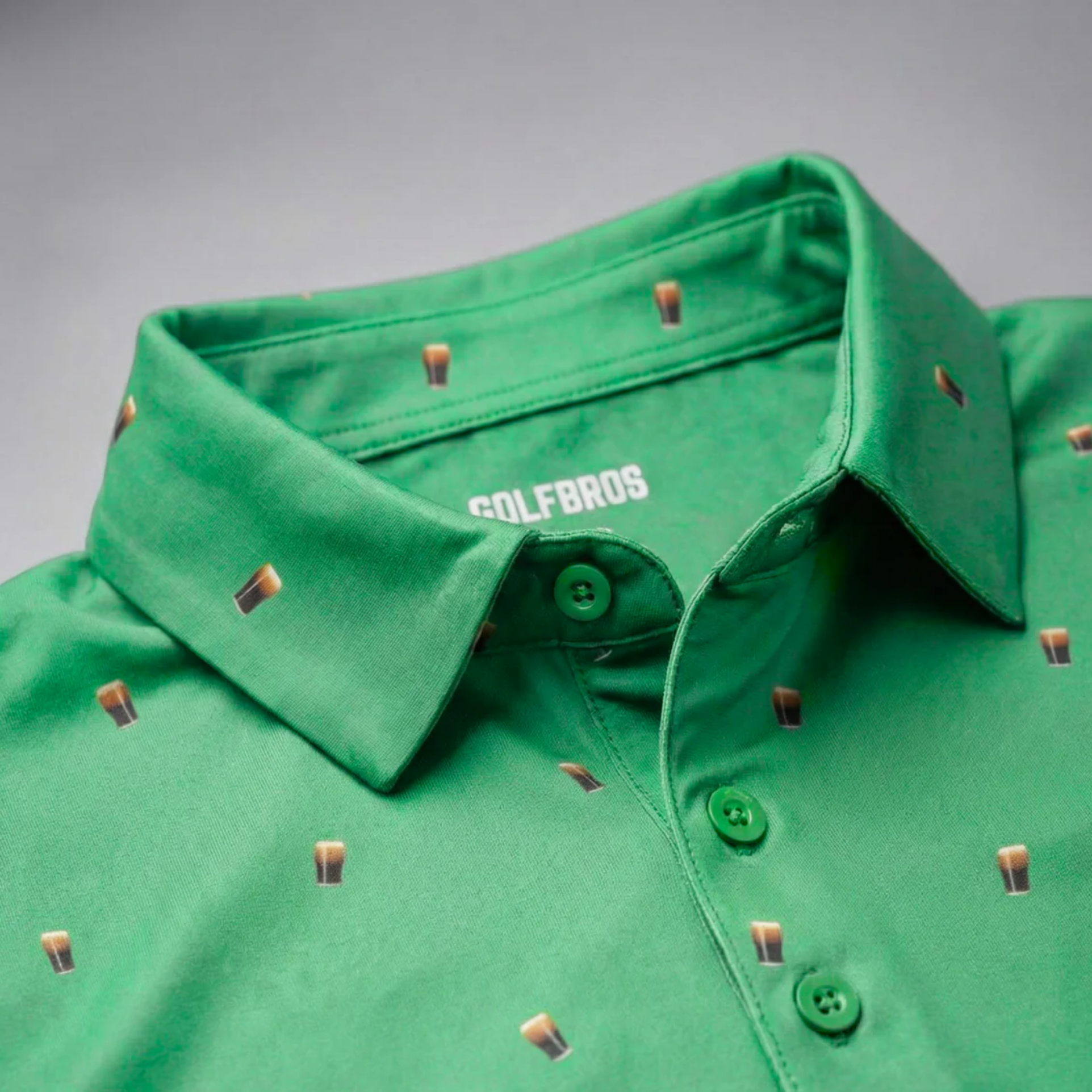 SPLIT THE G - IRISH GREEN WOMENS POLO
