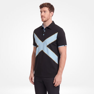 SPLIT THE G POLO - SCHWARZ