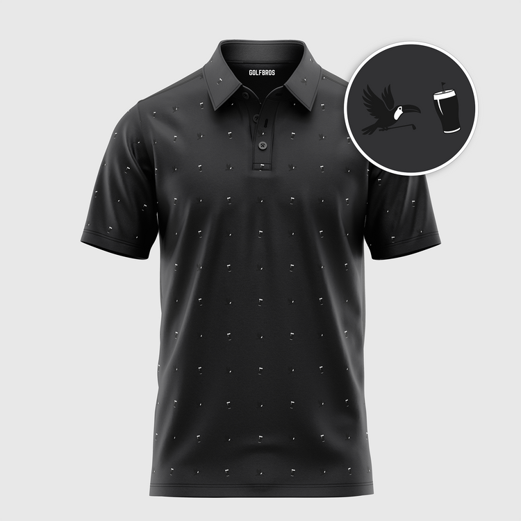 TOUCAN THIEF POLO - BLACK