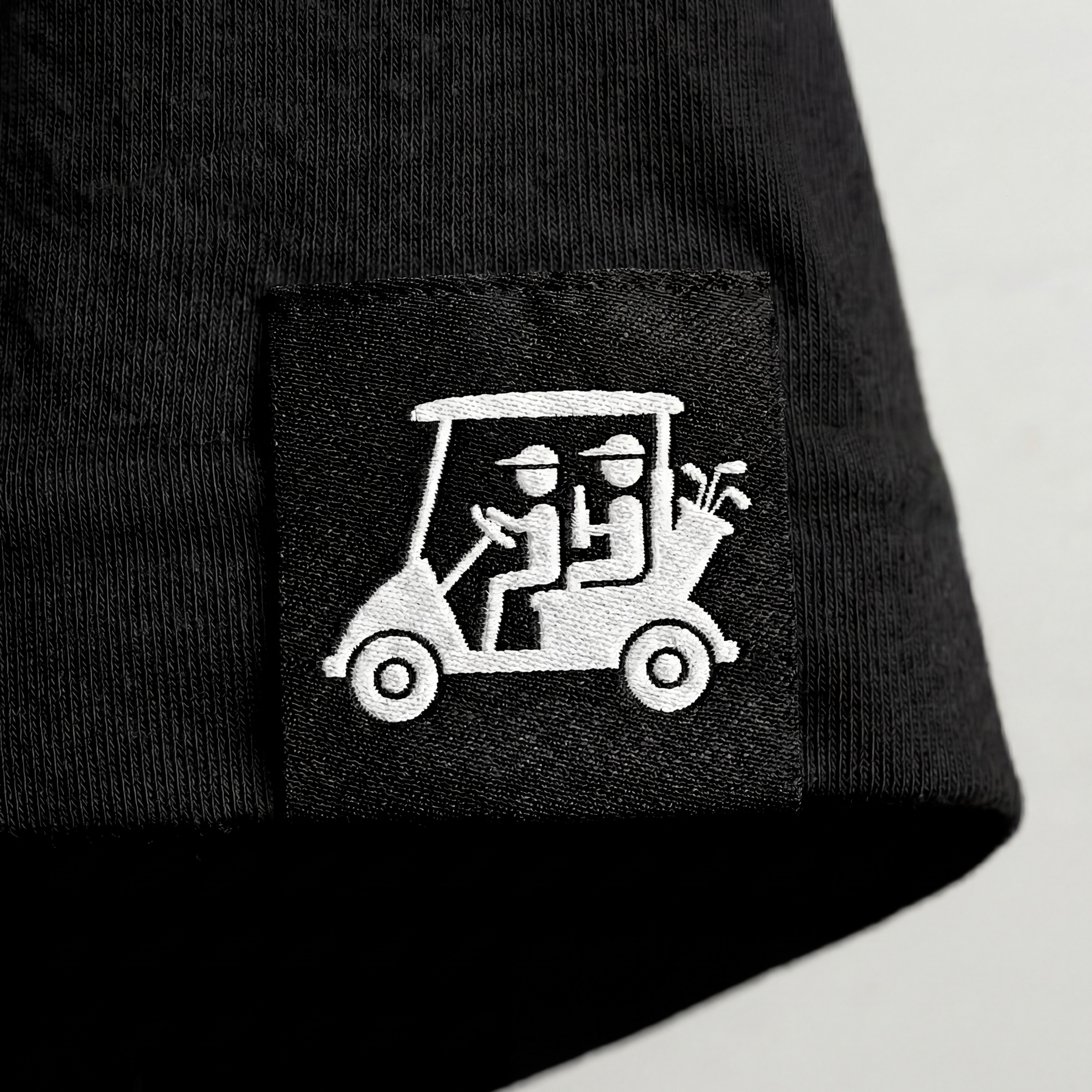 LIME WEDGE - BLACK POLO