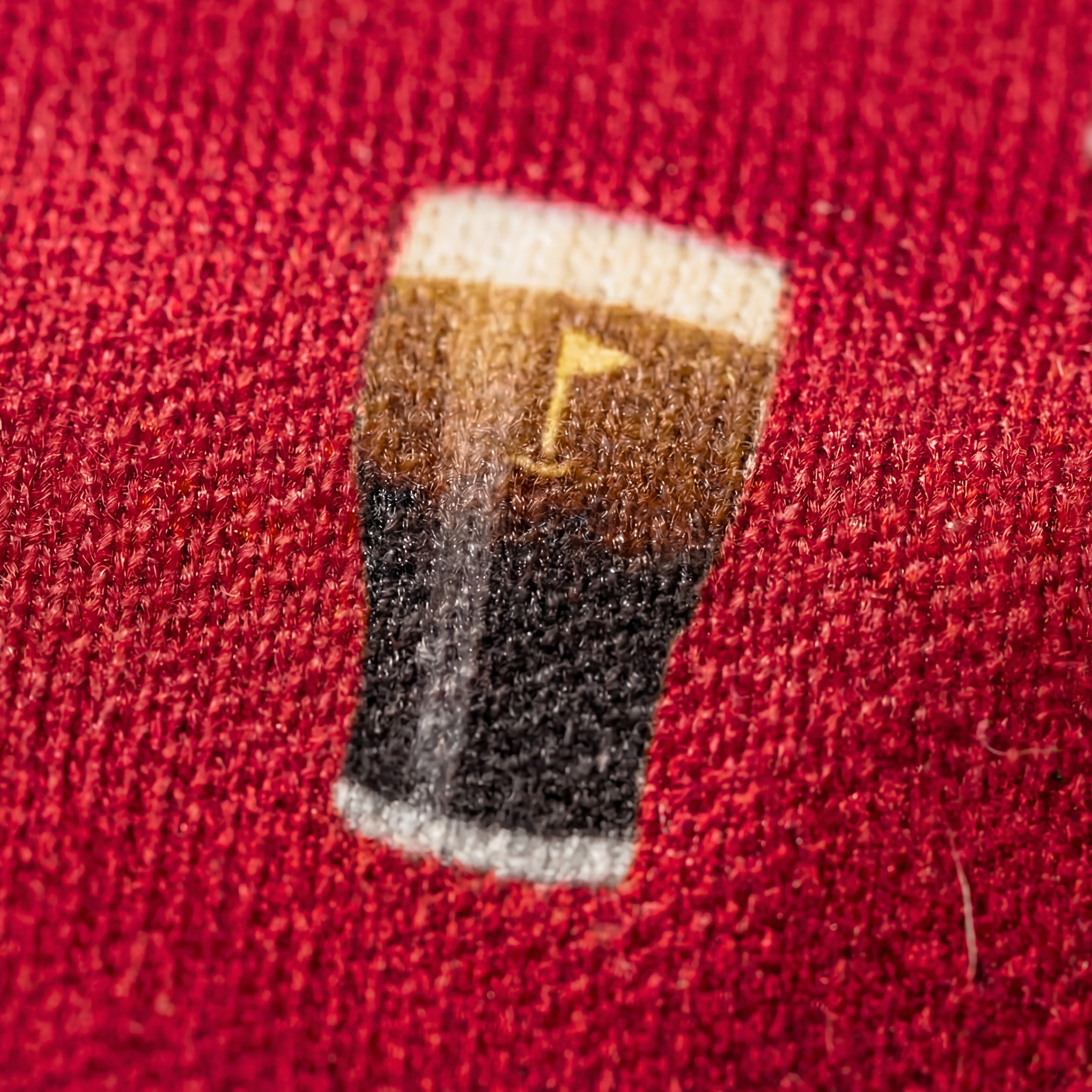 SPLIT THE G - RED WOMENS POLO