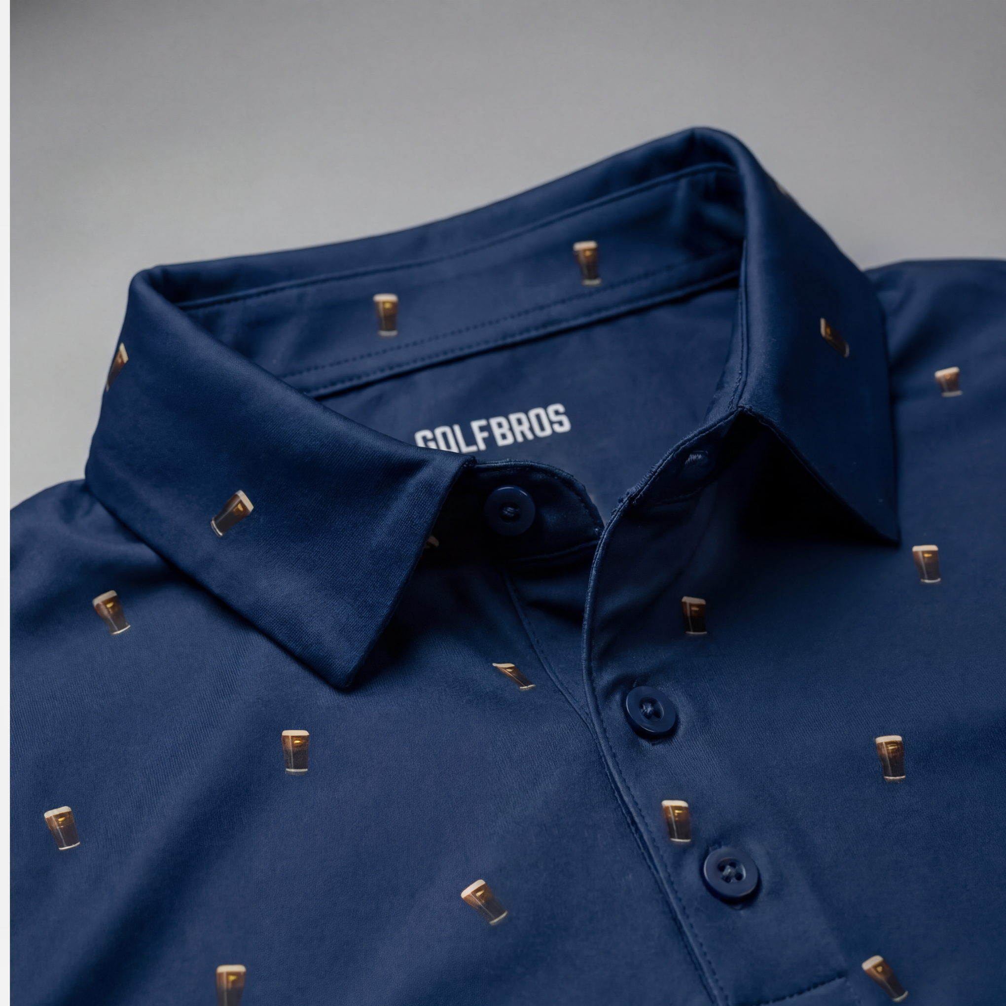 SPLIT THE G - NAVY POLO