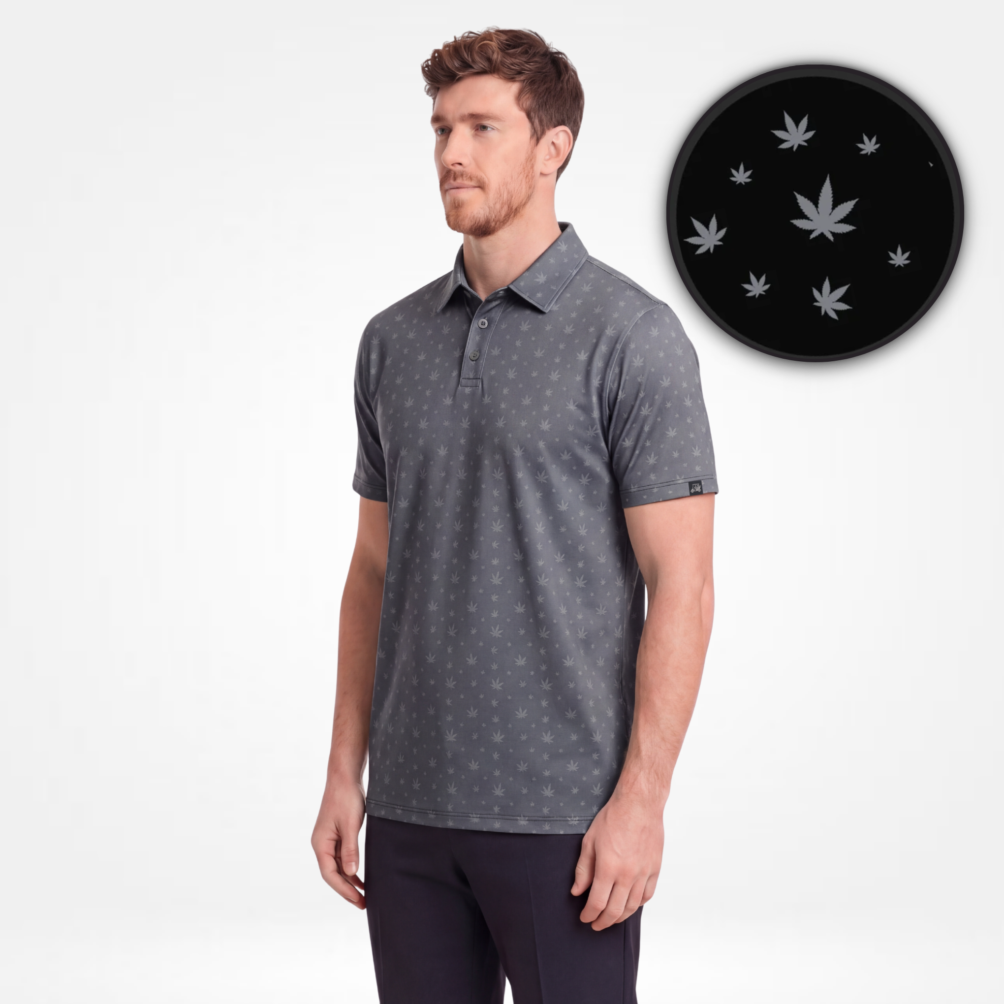 420 - DARK GREY POLO