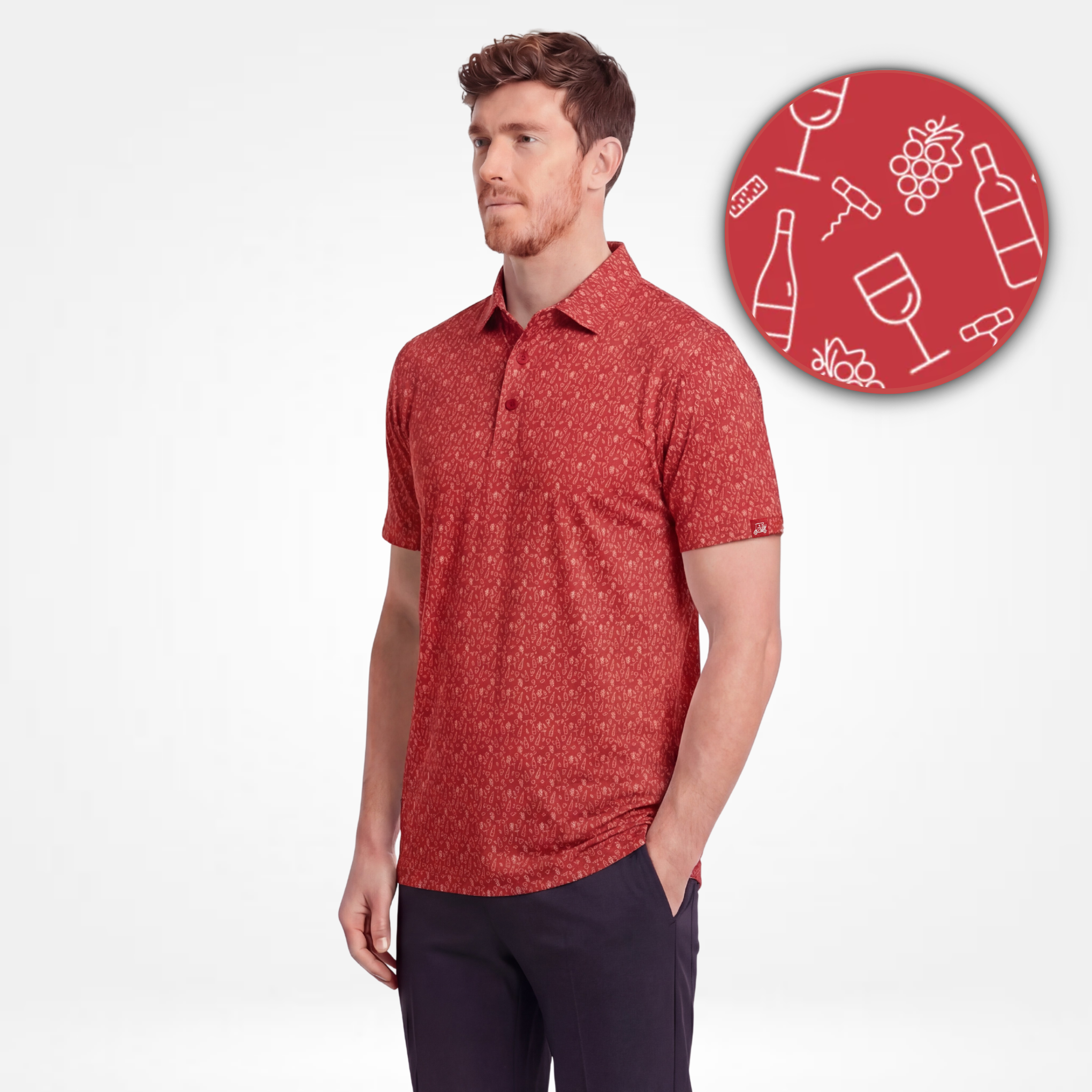 MERLOT CLUB - VELVET RED POLO