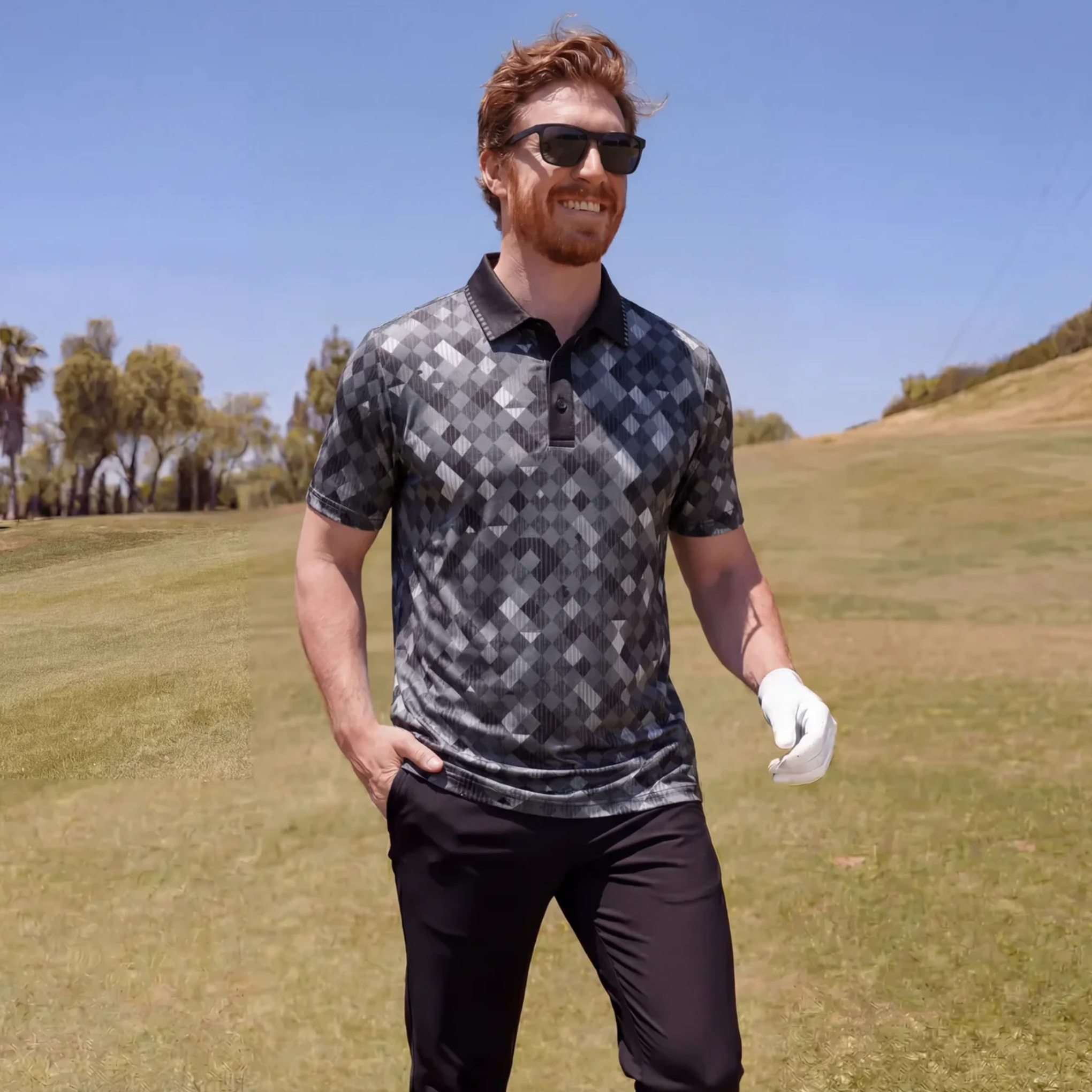 ENGLAND RETRO 1990 - BLACK POLO