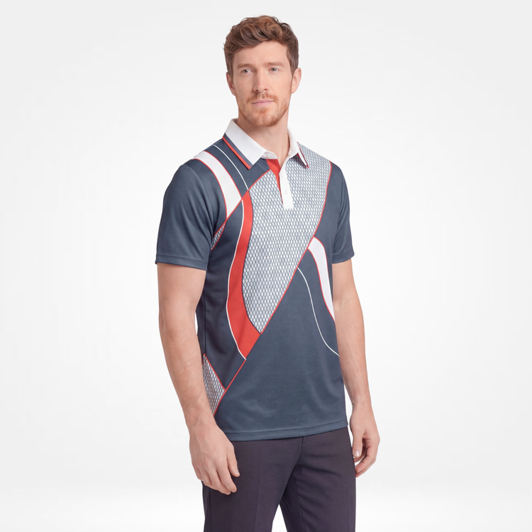 SPLIT THE G POLO - SCHWARZ