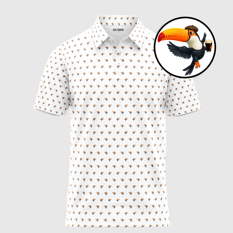 TIPSY TOUCAN POLO - WHITE