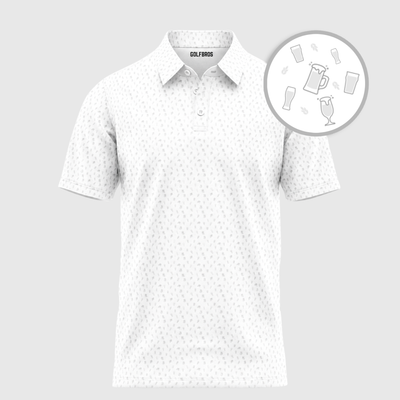 LAGER LOVER POLO - WHITE