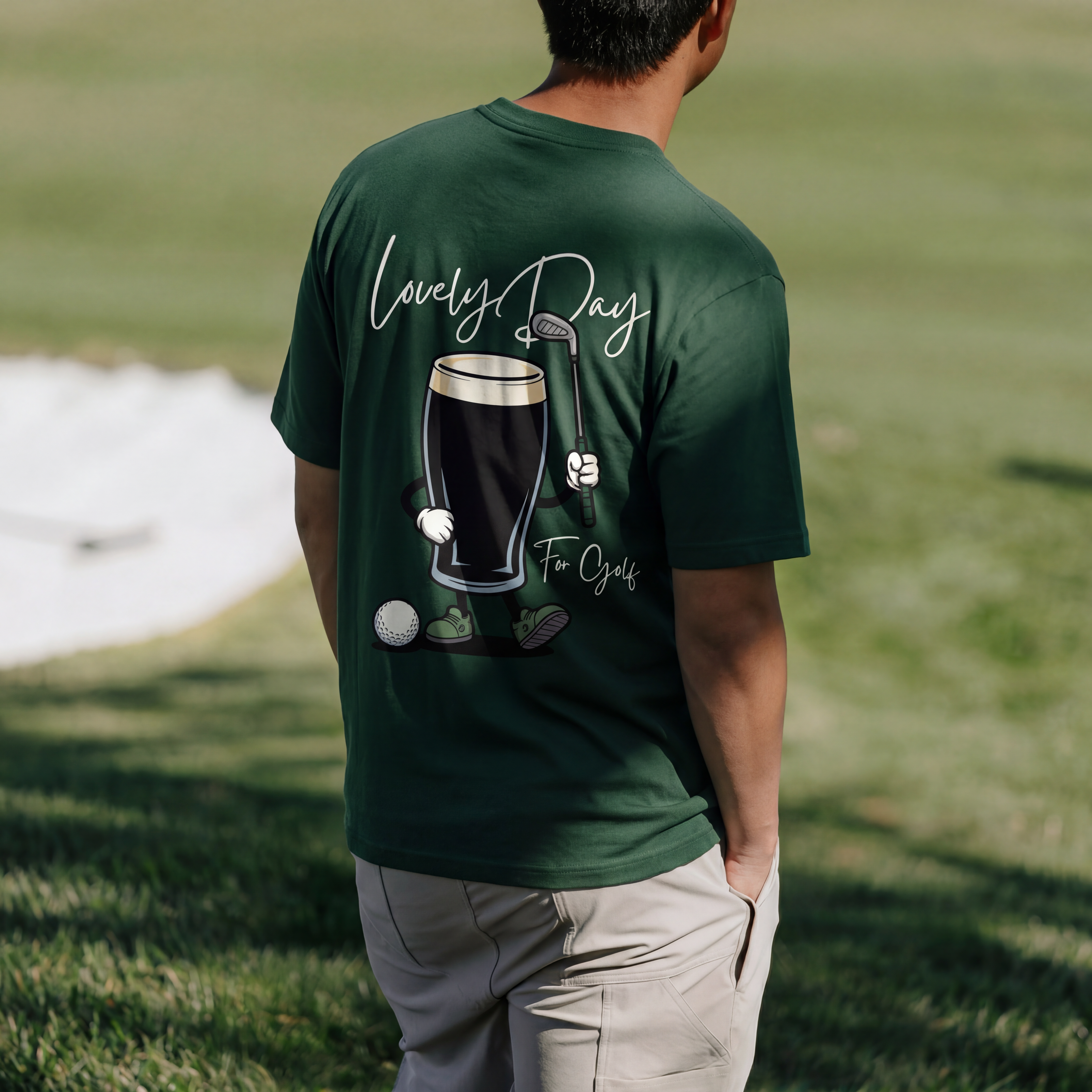 LOVELY DAY TEE - PINE GREEN