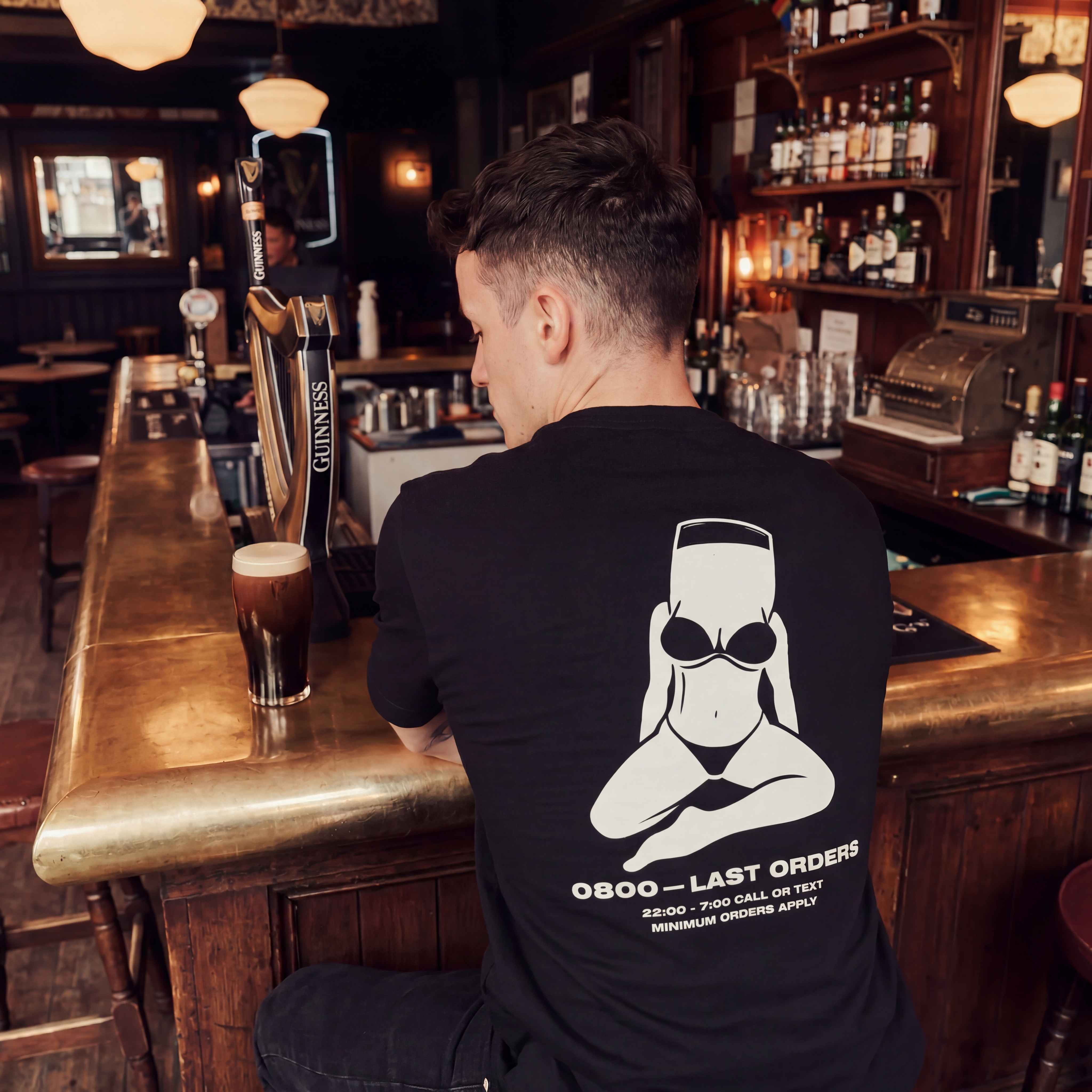 LAST ORDERS TEE - BLACK