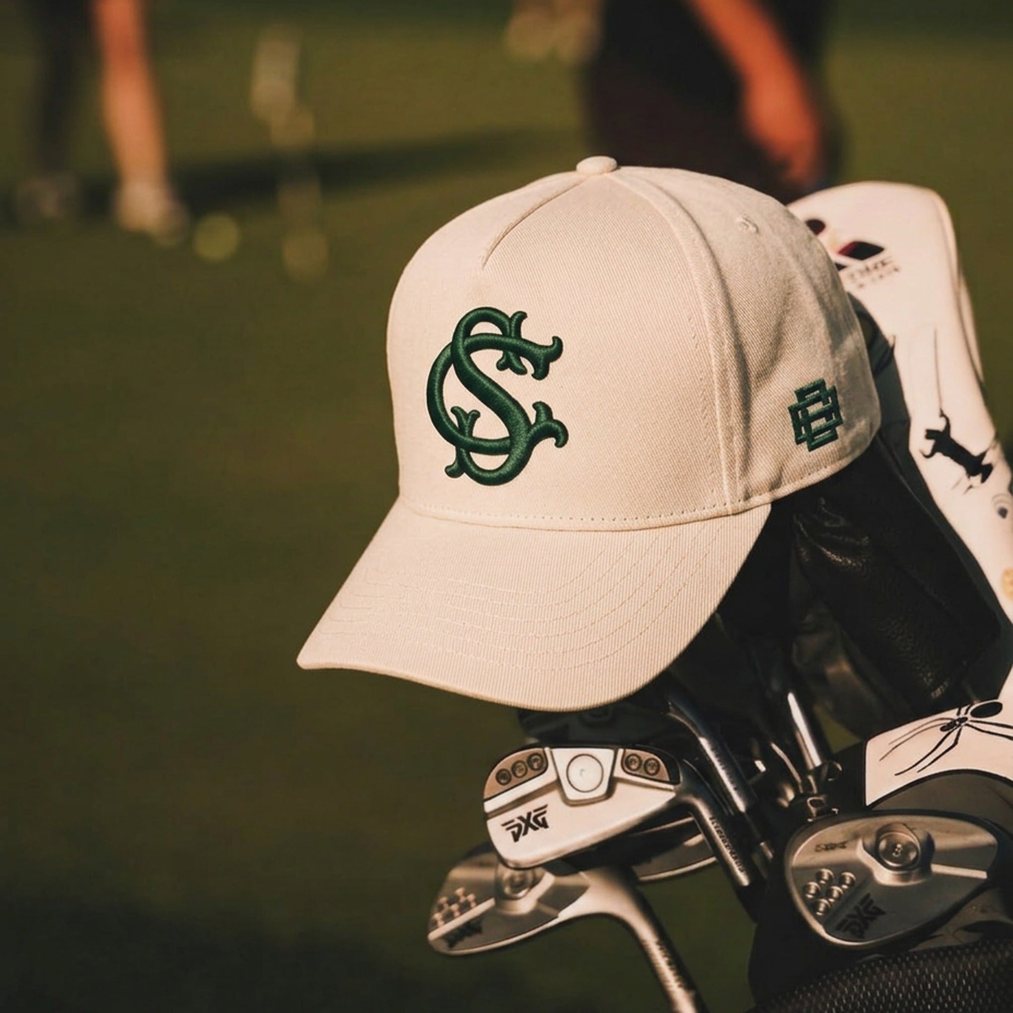 Sláinte Club Logo Cap - Natural/Forest Green