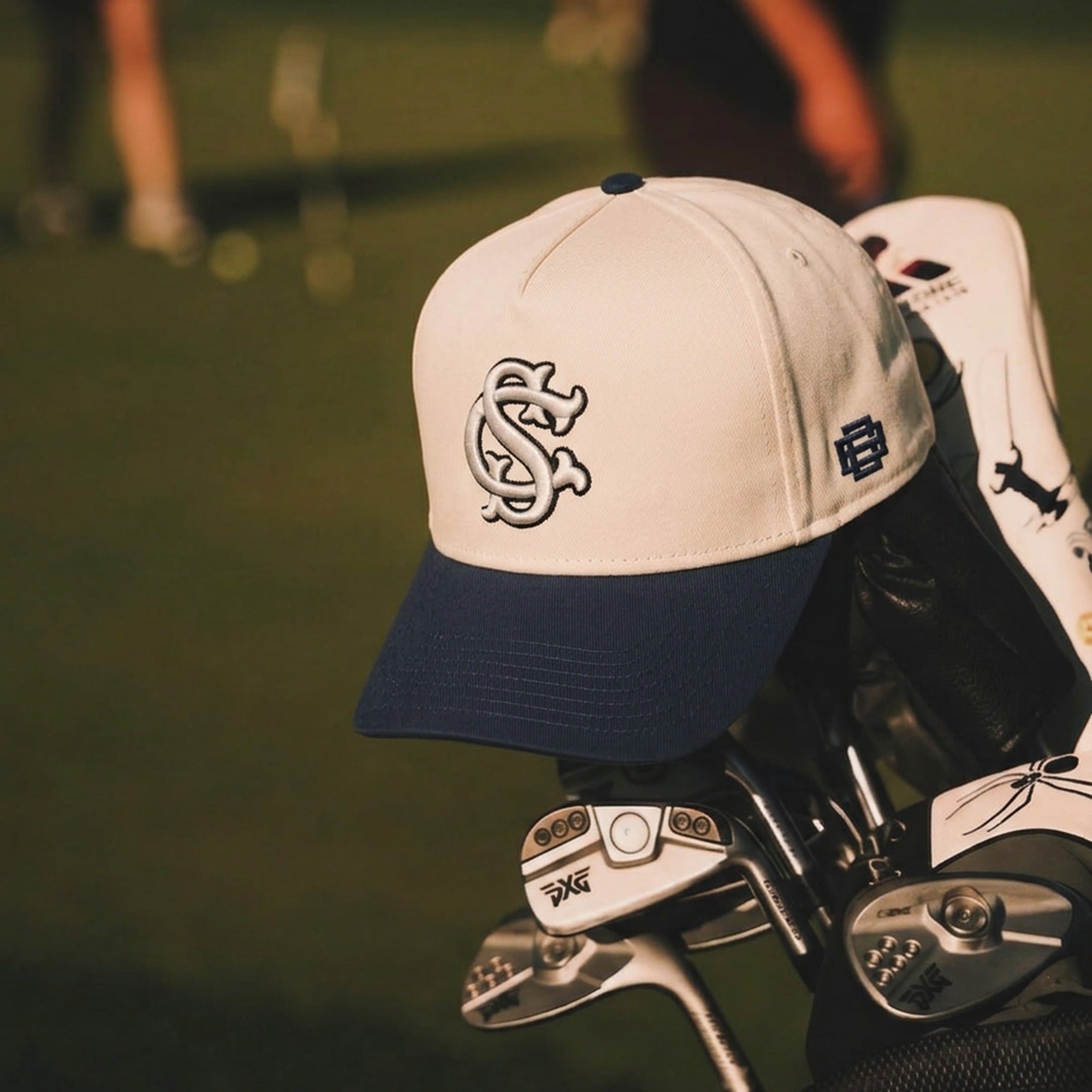 Sláinte Club Logo Cap - Natural/Blue