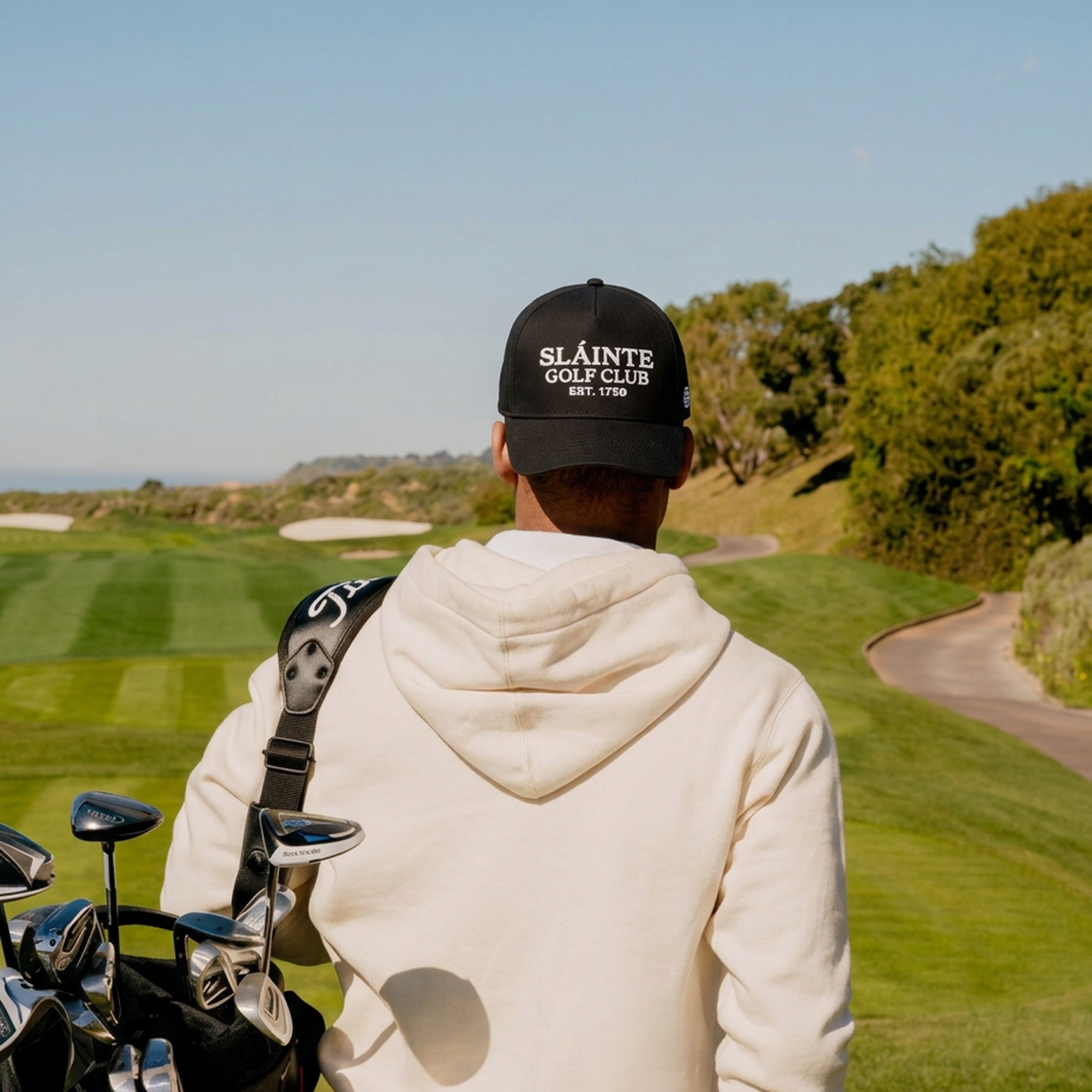 Sláinte Golf Club Cap - Black