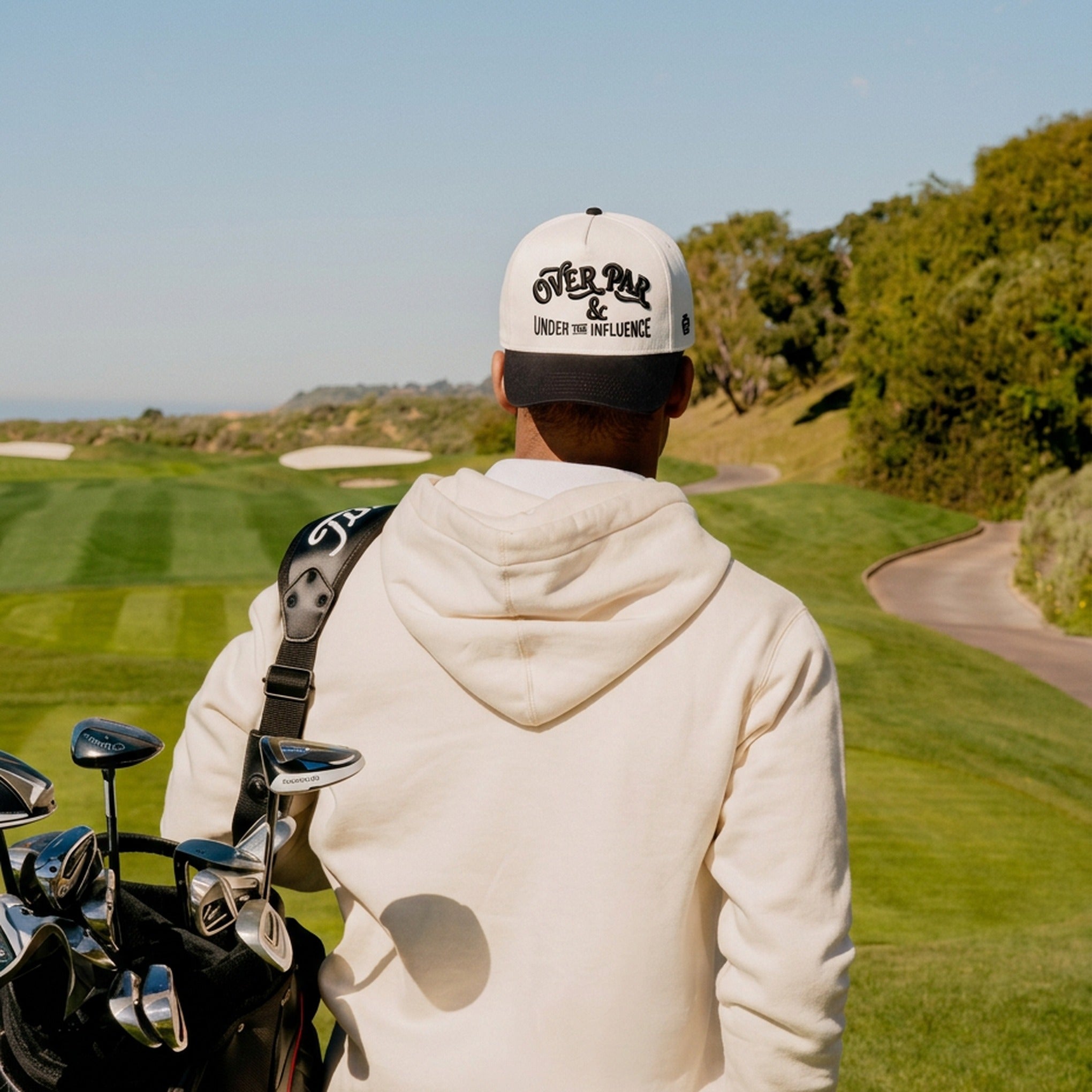 Over Par & Under The Influence Cap - Natural/Black