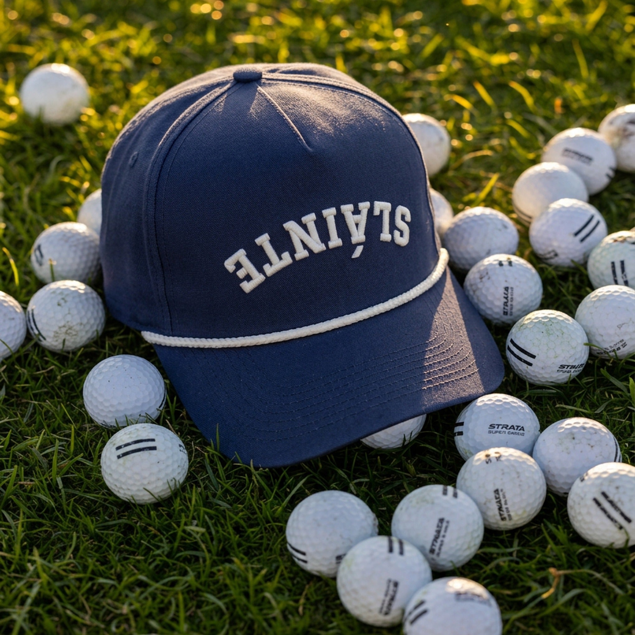 Sláinte Reverse Rope Cap - Navy