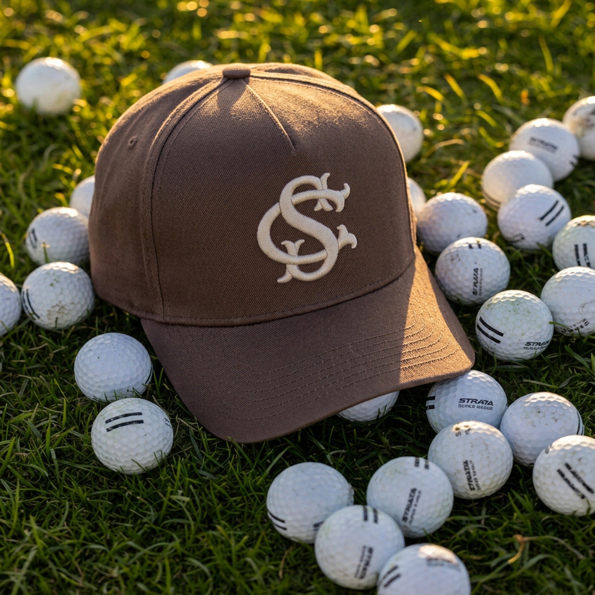 Sláinte Club Logo Cap - Brown/Cream
