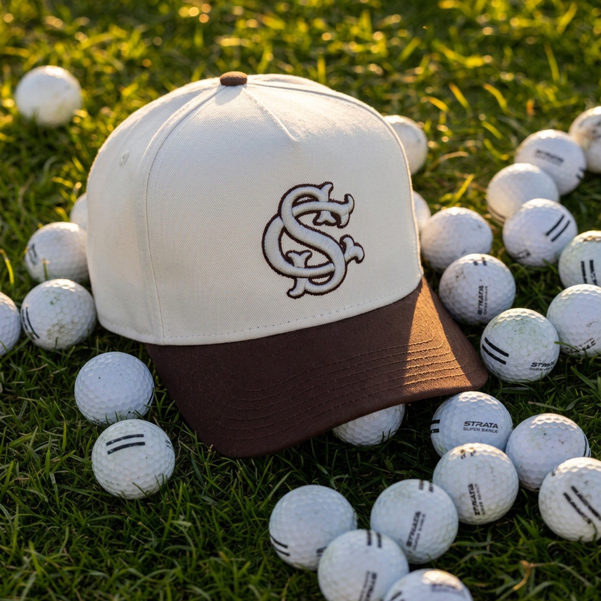 Sláinte Club Logo Cap - Natural/Brown