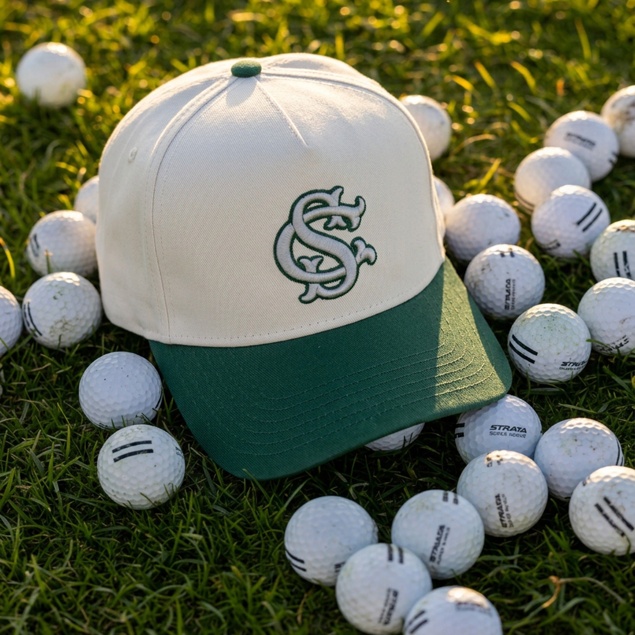 Sláinte Club Logo Cap - Natural/Green