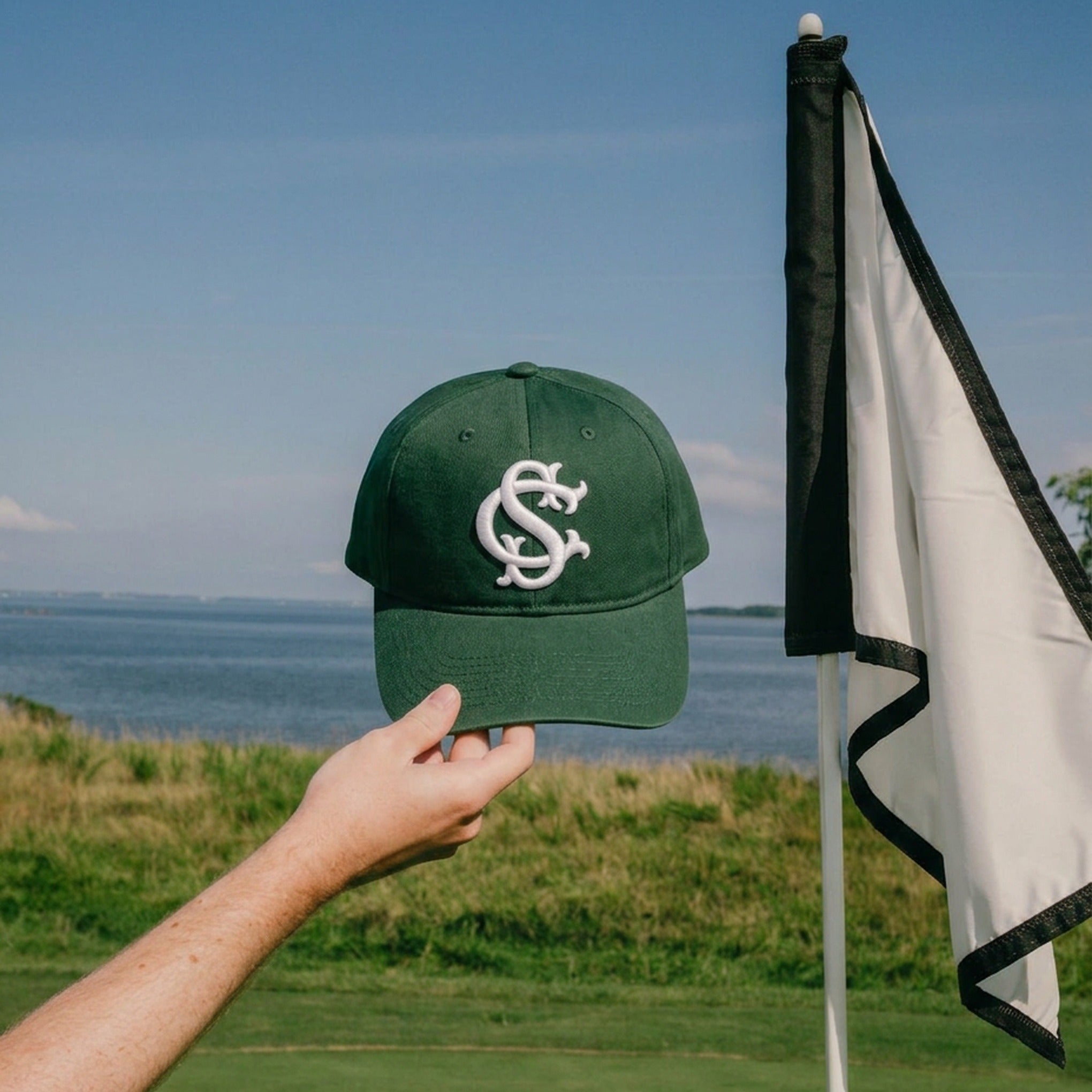 Sláinte Club Logo Cap - Forest Green/White